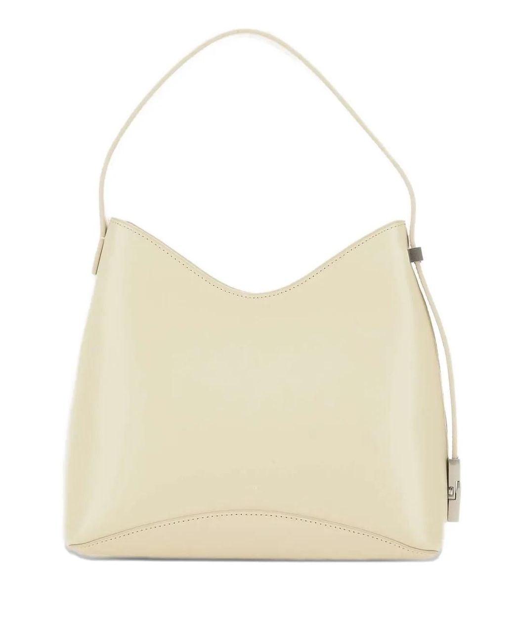 OSOI Natural Top-Handle Zip Shoulder Bag