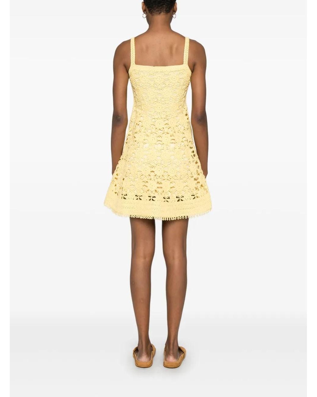 chinese dress ladies Stolen Stores Swan Slip Lace Yellow Maxi Dress