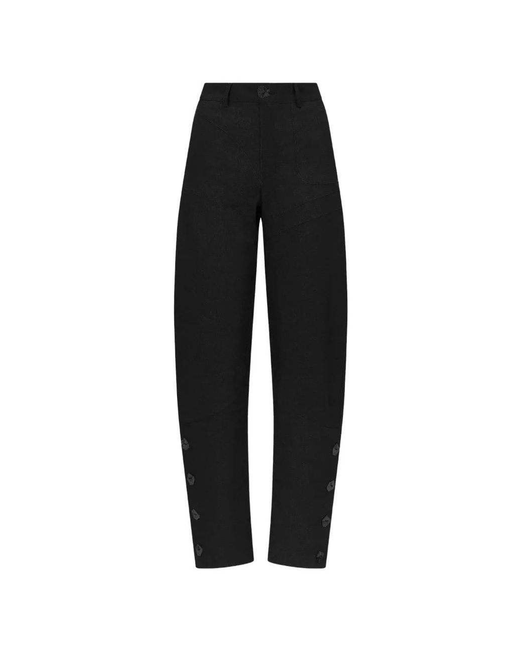 Violante Nessi Black Brancusi Buttoned Jeans