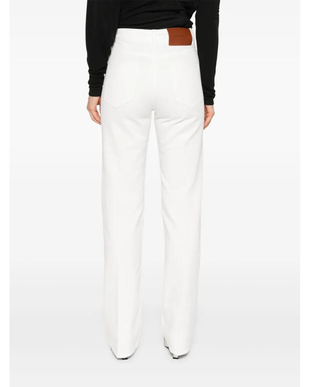 Victoria Beckham White Julia Jeans