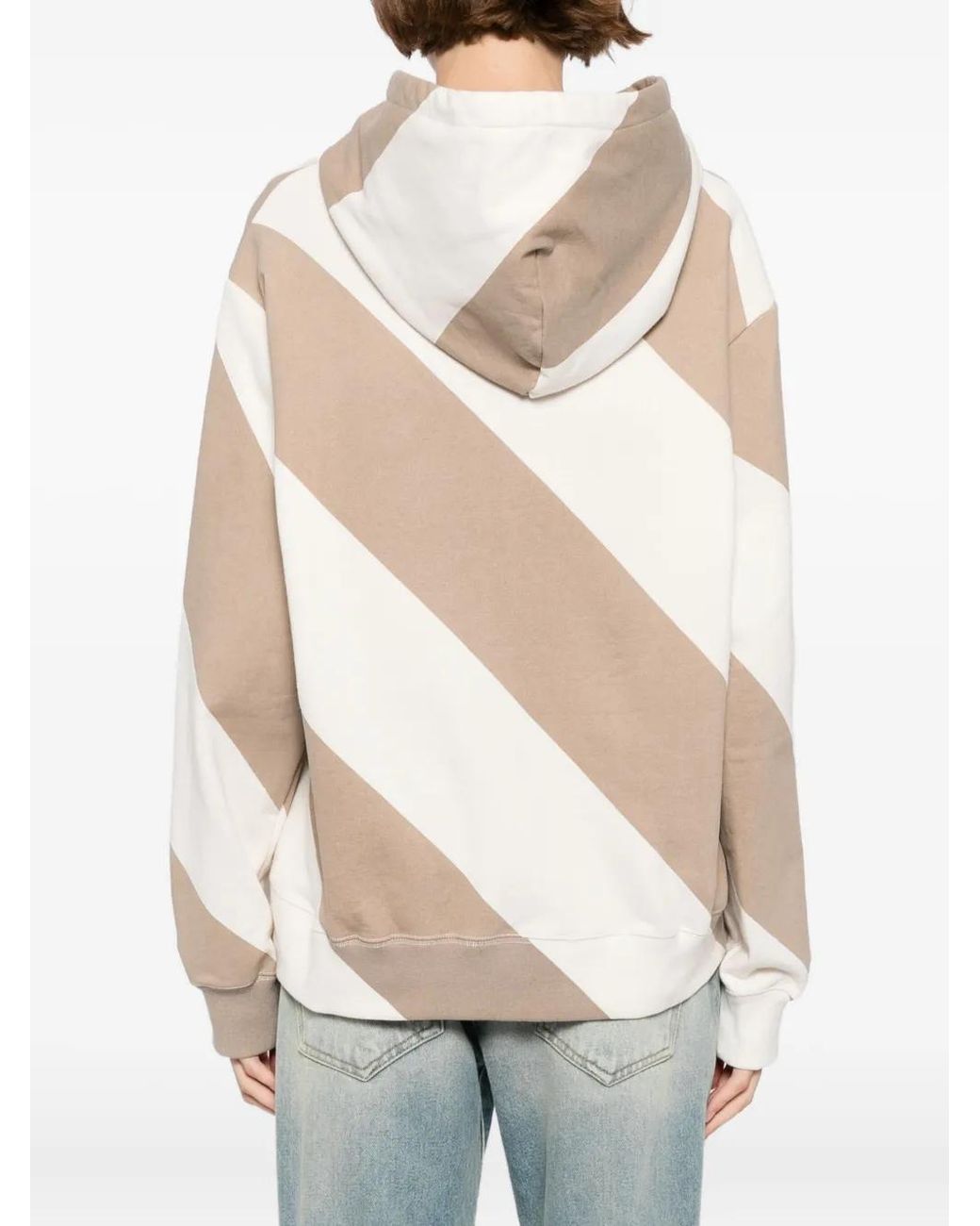 Cynthia Rowley Natural Drew Striped Hoodie