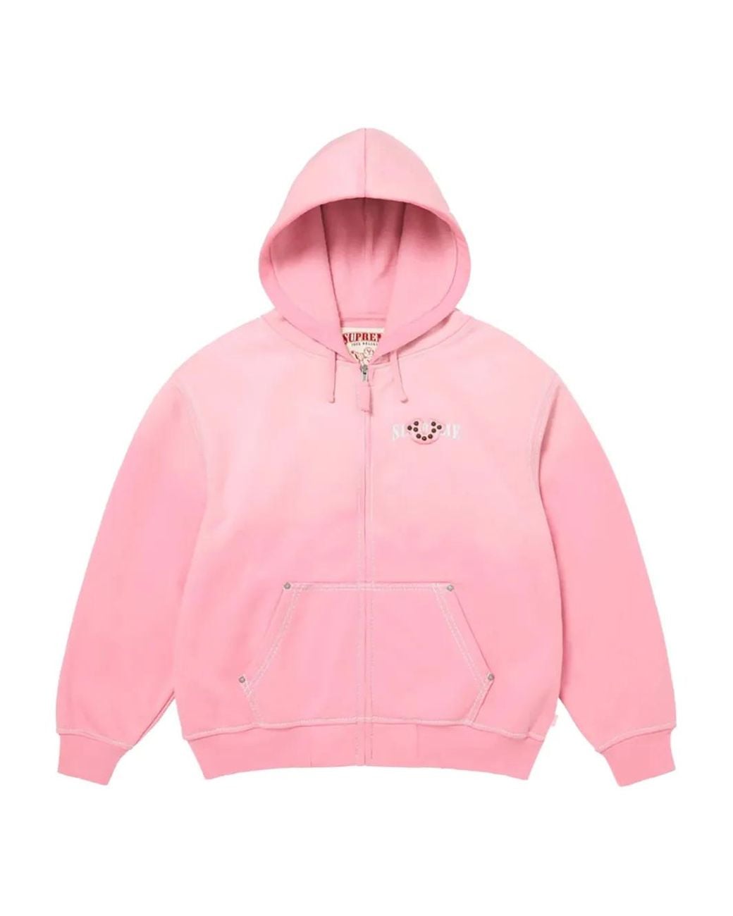 Supreme ピンク ジップアップパーカー パーカー 【公式通販】