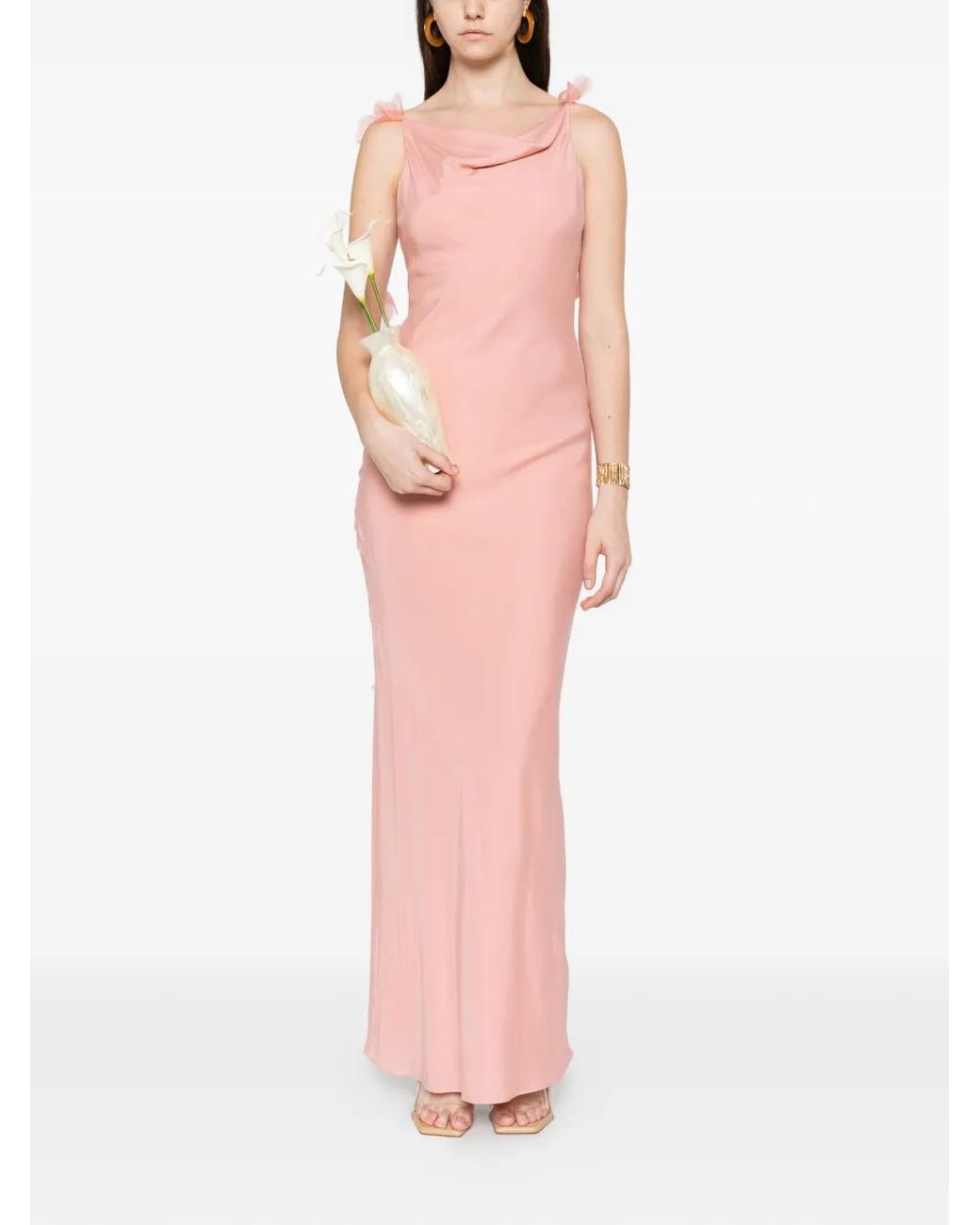 Cult Gaia Nymeria Gown Maxi Dress in Pink | Lyst