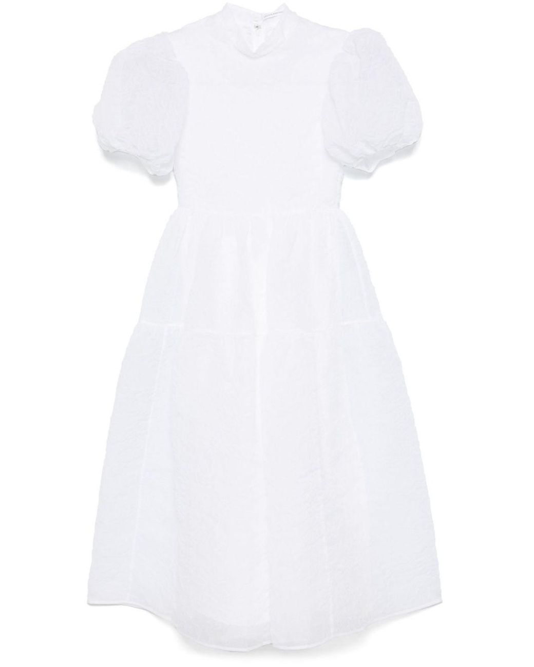 Cecilie Bahnsen Kelly ドレス ホワイト | Lyst