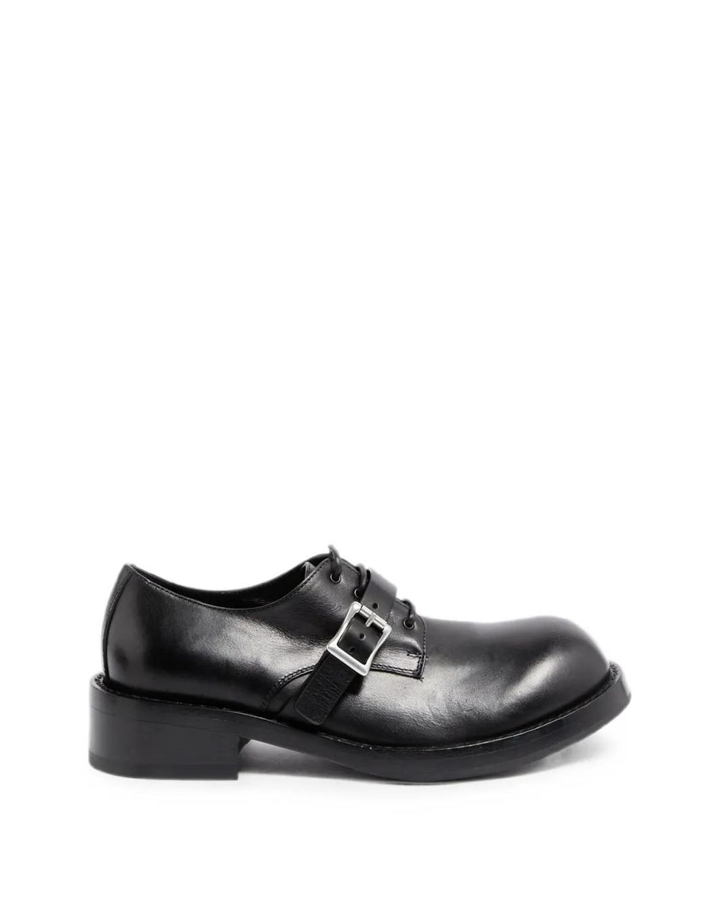 Ann Demeulemeester Black Leather Oxford Shoes for men