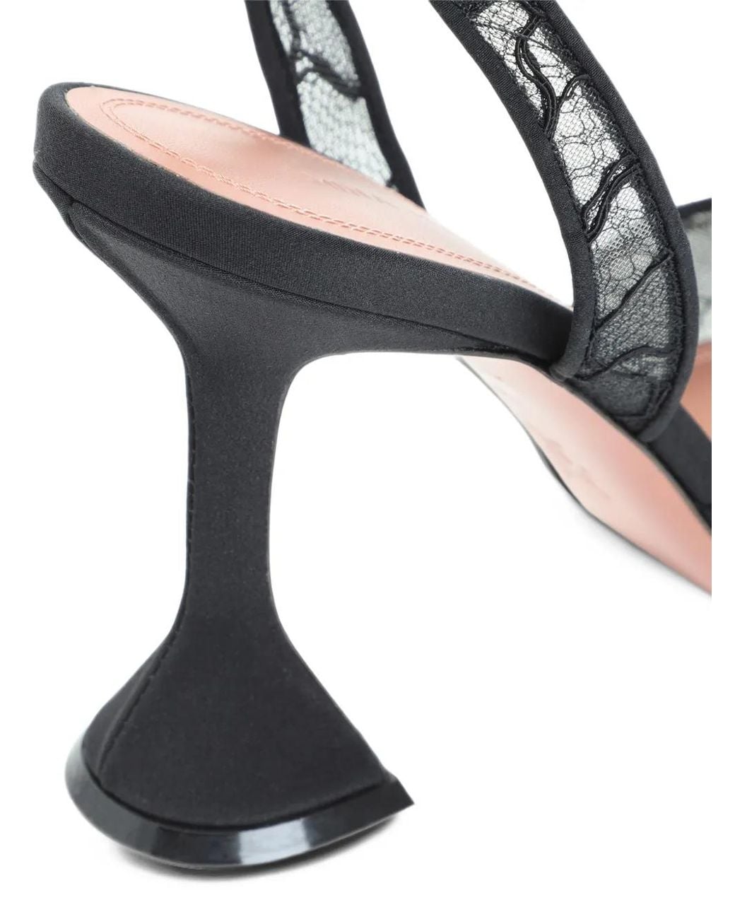 AMINA MUADDI Metallic Holli Lace Sling 95 Lace