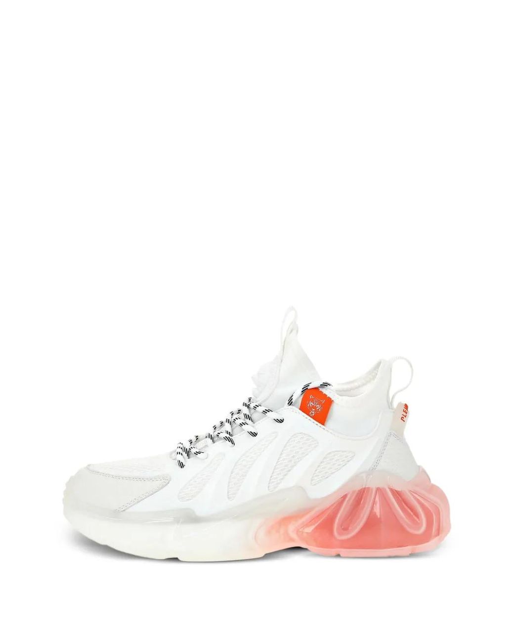 Philipp Plein White The Flame Gen.X.02 Tiger Sneakers