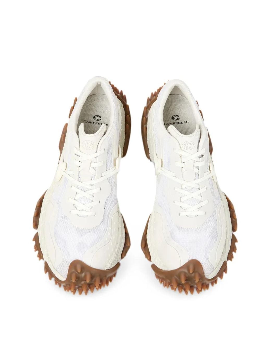 CAMPERLAB White Tornado Chunky-Sole Low-Top Sneakers