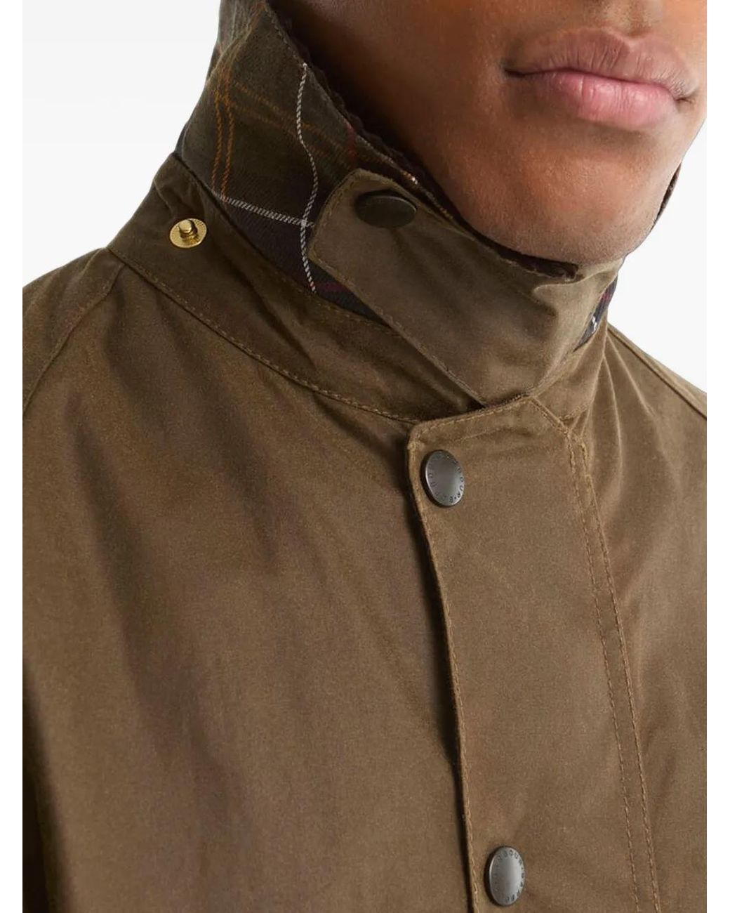 Barbour Brown Imperméable Beaufort Ciré for men