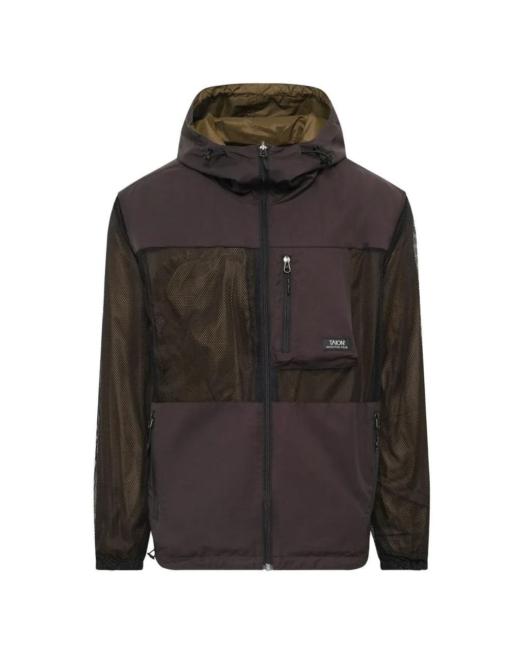 Taion Black Reversible Hooded Jacket