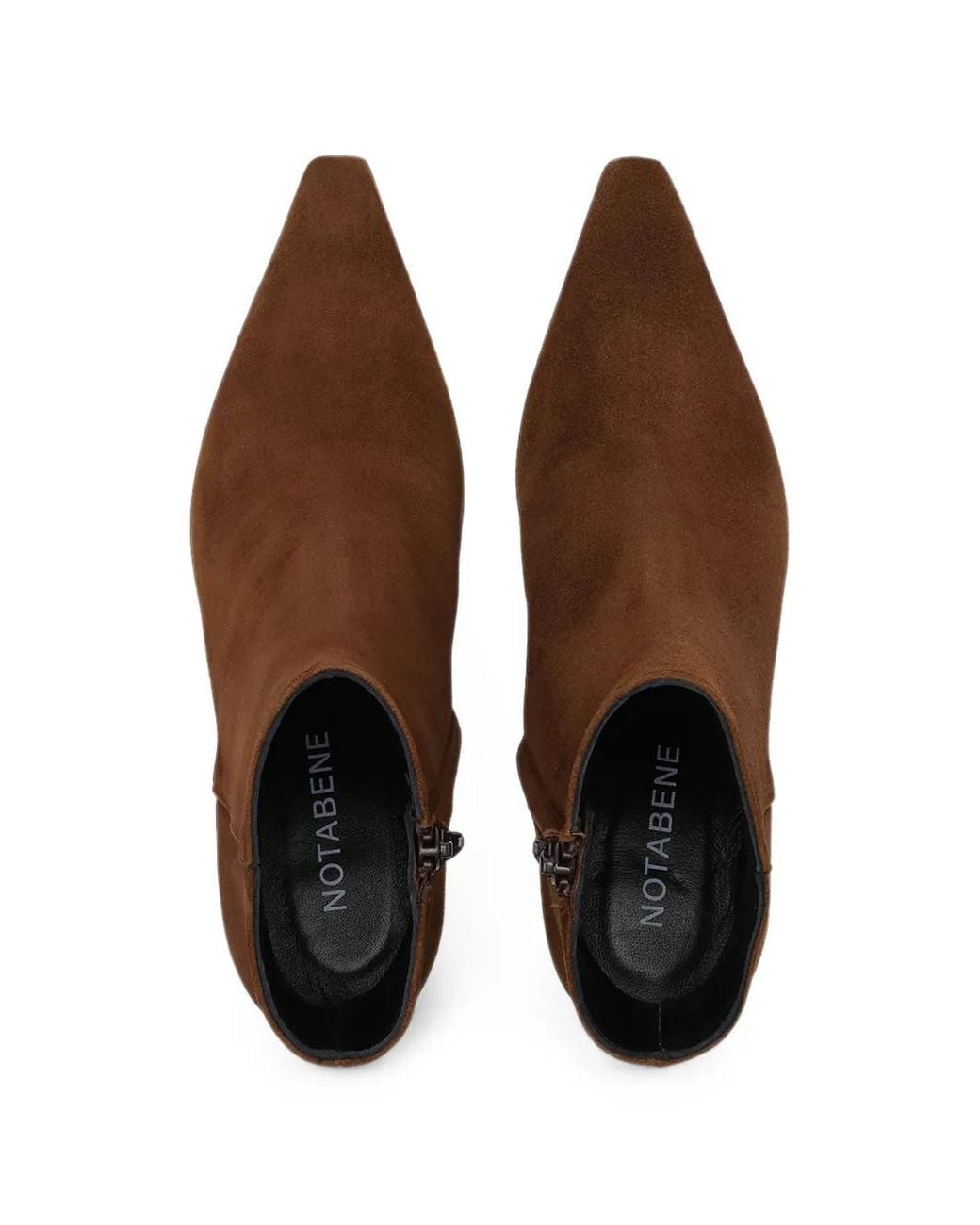 Notabene Brown Fausta Suede Ankle Boots