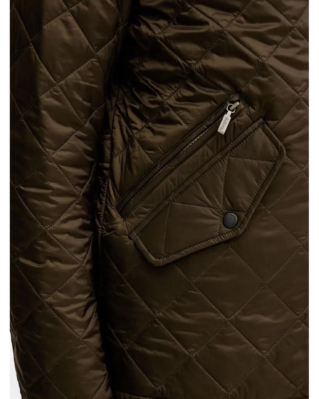 Barbour Brown Flyweight Chelsea Quilt Jacket for men
