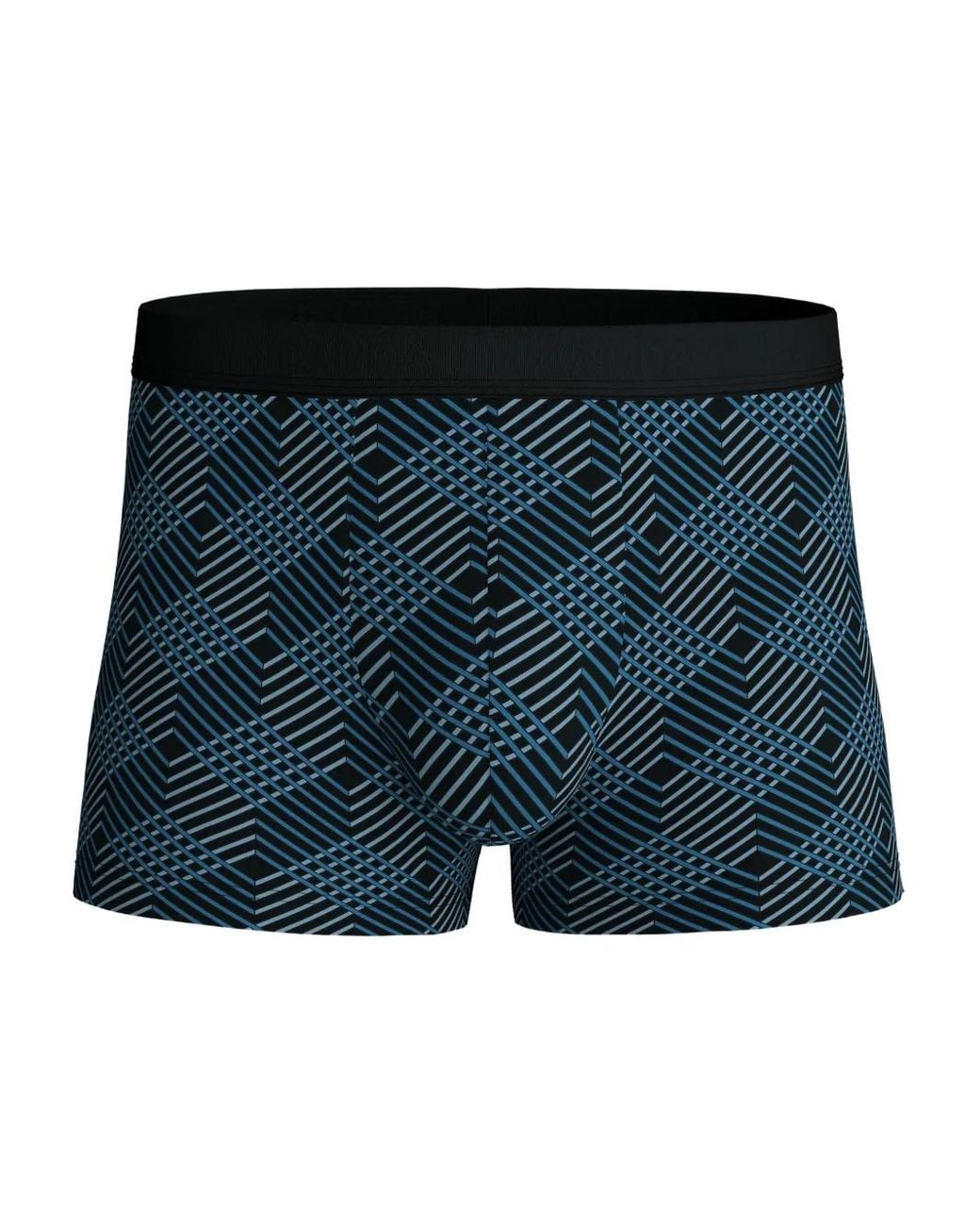 Calida Blue Geometric-Pattern Boxers for men