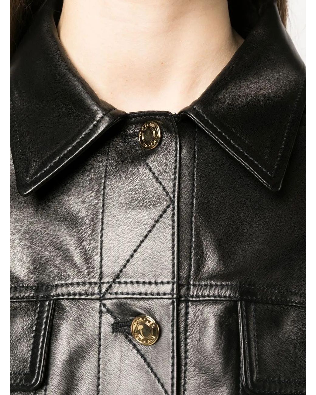 Tom Ford Black Calf-Leather Shirt