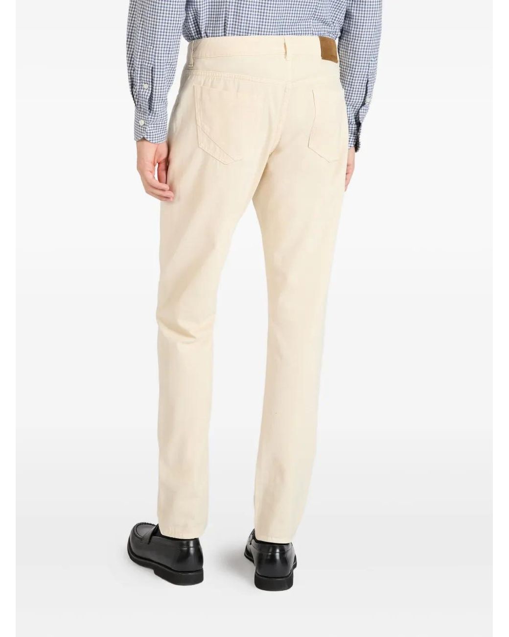 Slowear White Straight-Leg Jeans for men