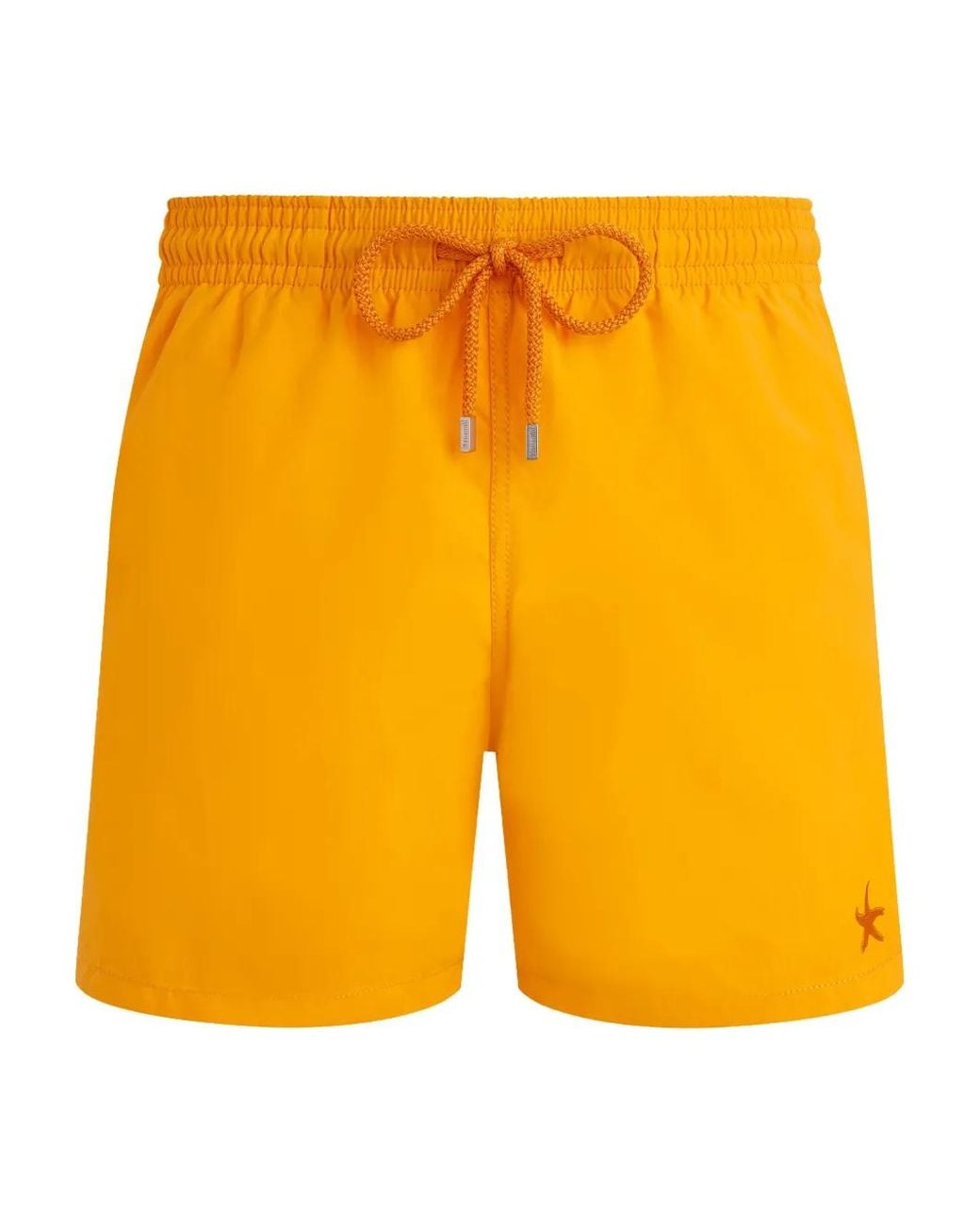 Vilebrequin Yellow Short De Bain À Lien De Resserrage for men