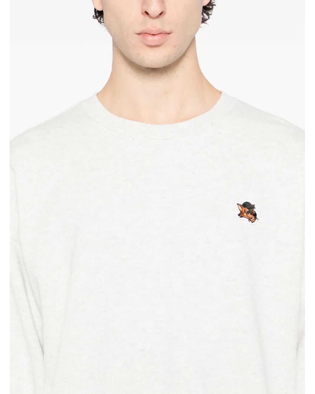Izzue White Logo-Embroidered Sweatshirt for men