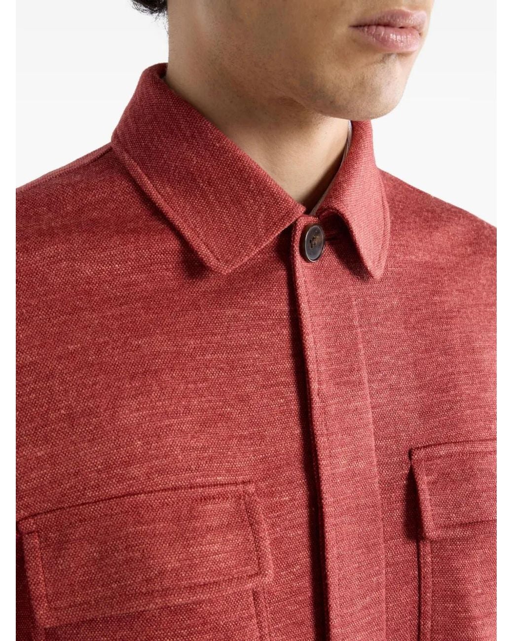 Etro Pink Long-Sleeves Jacket for men