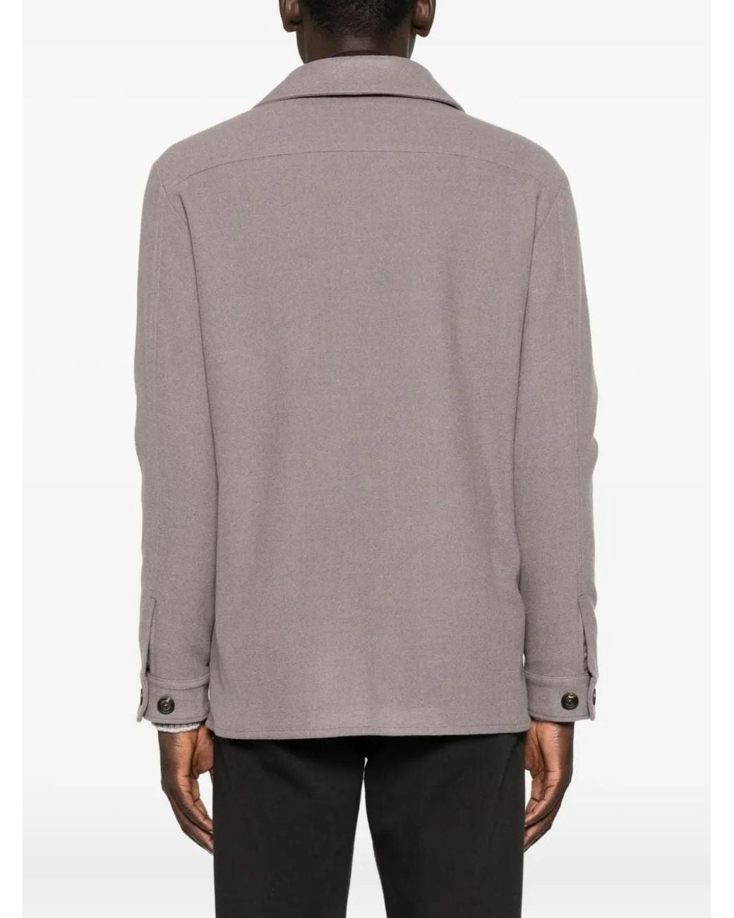 Eleventy Jacke Mit Aufgesetzter Tasche in Gray für Herren