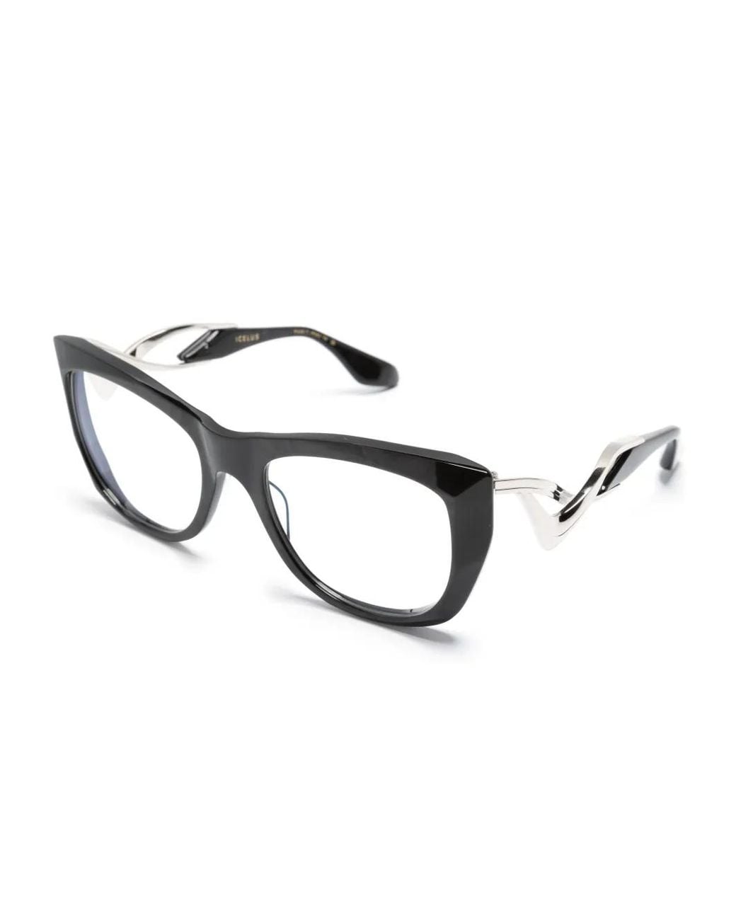 Dita Eyewear Black Icelus Cat-Eye Glasses