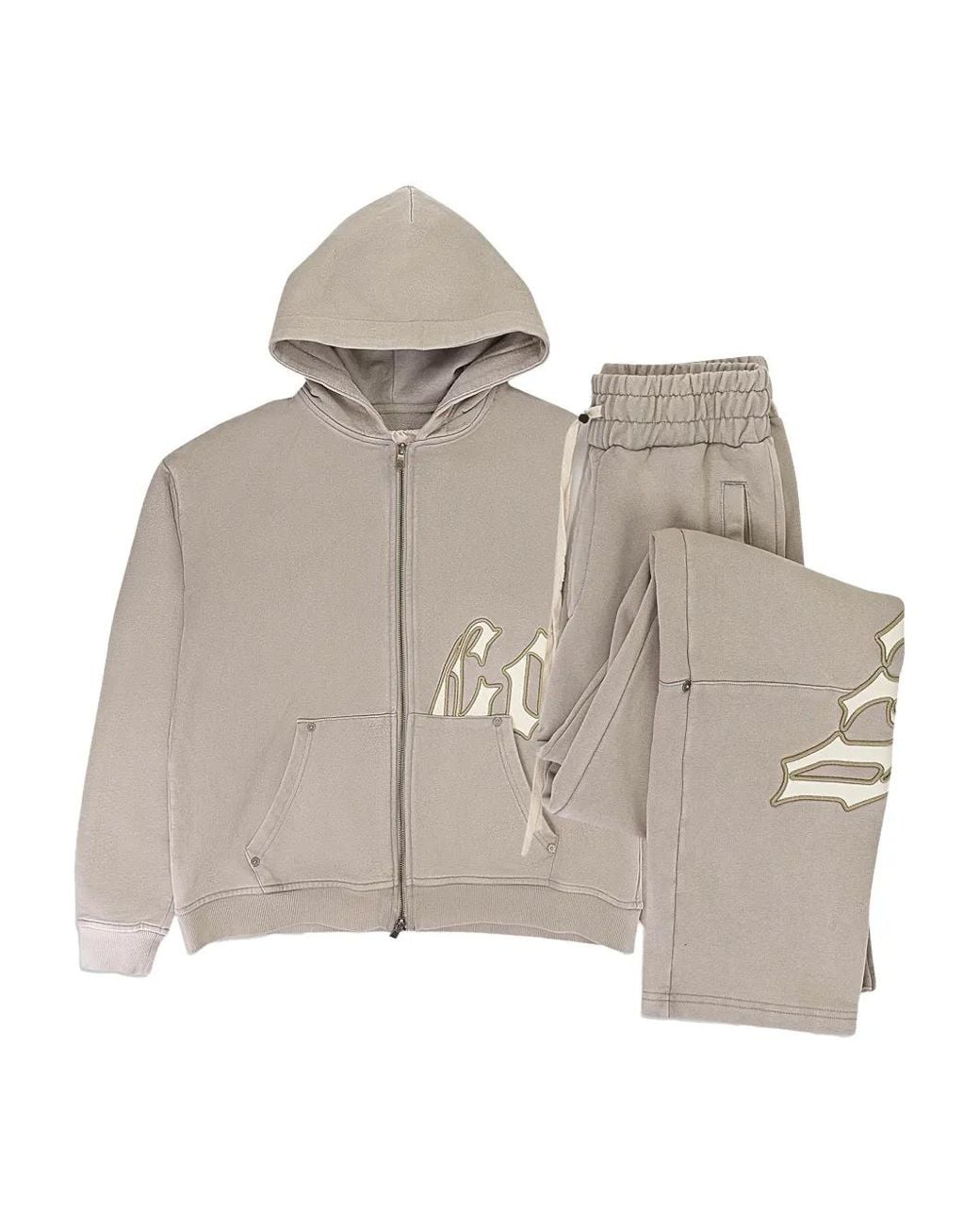 Godspeed Natural Logo-Detail Tracksuit for men