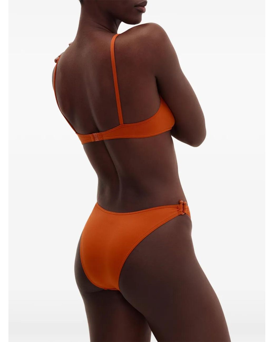 Eres Orange Stylish Triangle Bikini Top