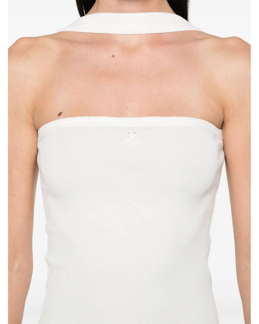 Top Courreges en coloris White