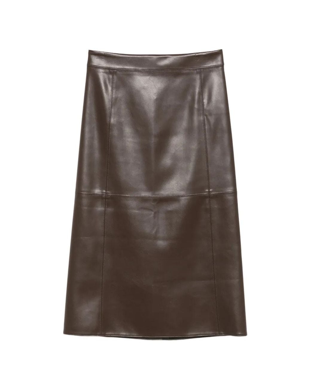 Max Mara Brown Flared Skirt