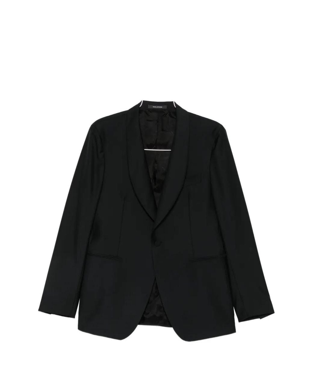 Tagliatore Black Shawl-Lapel Single-Breasted Suit for men