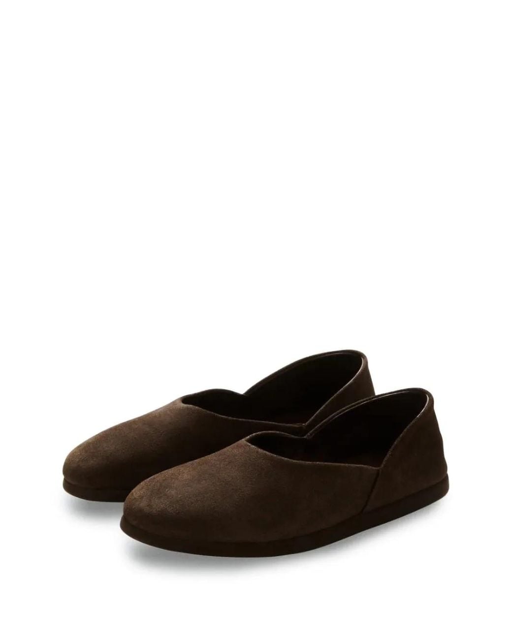 STÒFFA Brown Chaussons À Tannage Végétal for men