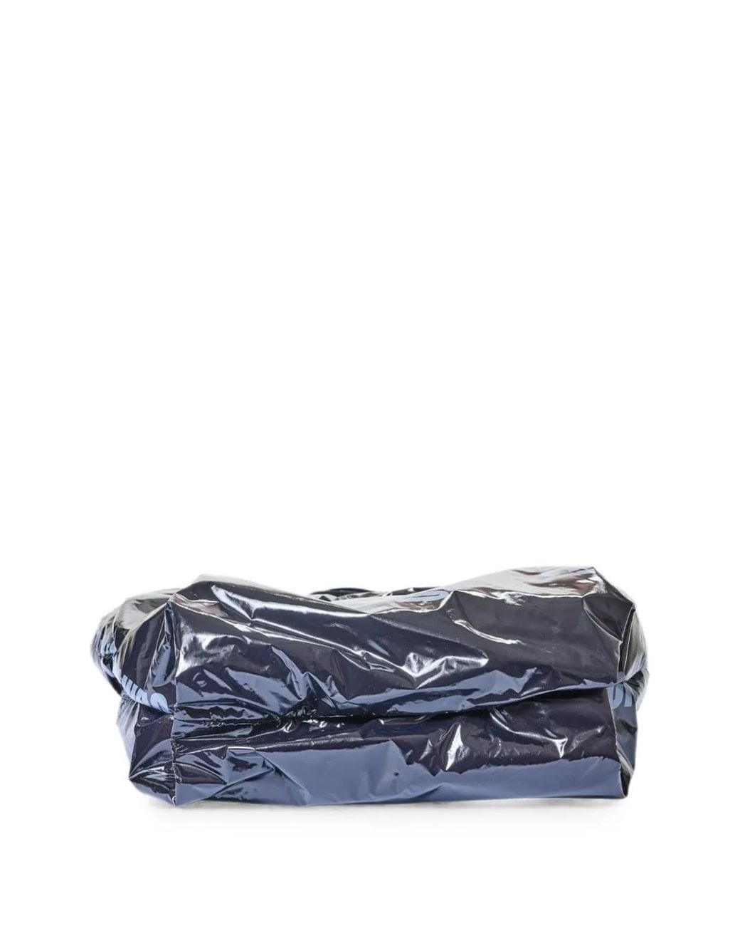 Moschino Blue Trash Chic Logo-Print Tote Bag
