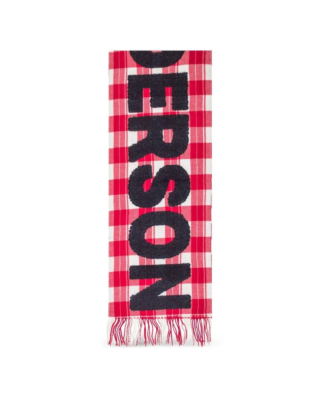 Sciarpa A Quadri di J.W. Anderson in Red