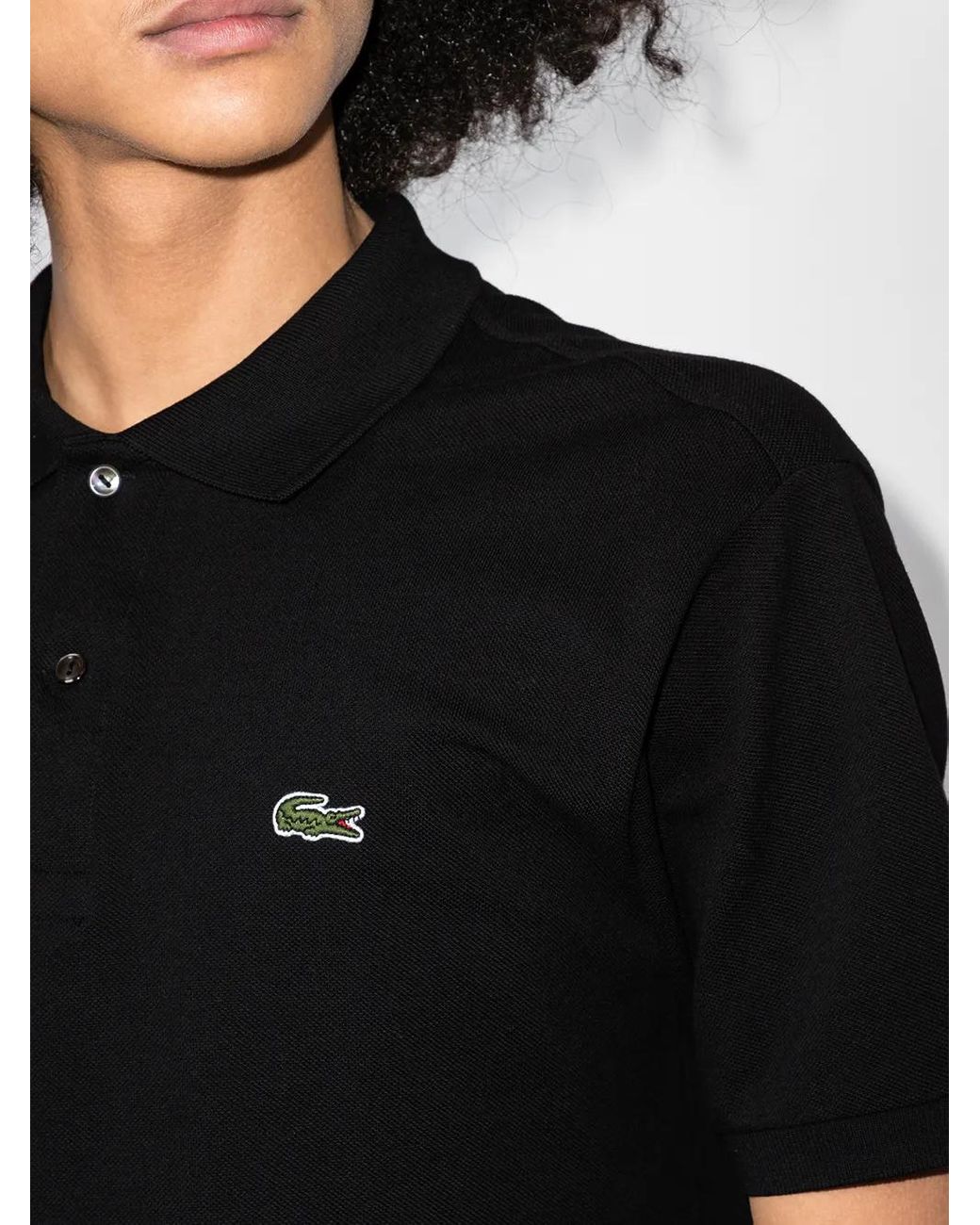 Lacoste Black Classic Piqué Polo for men