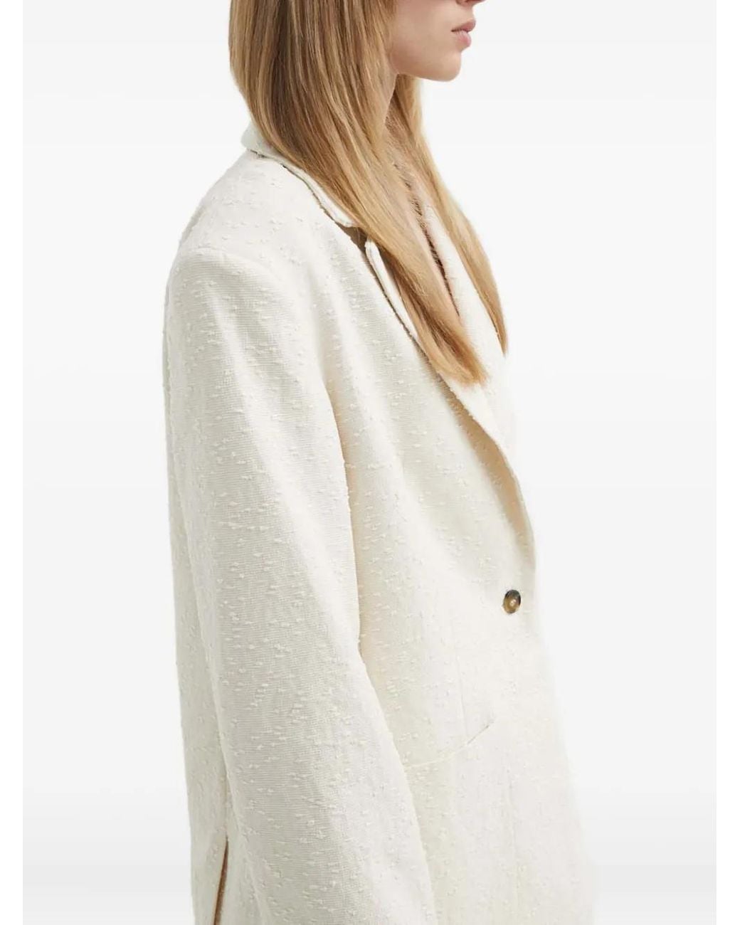 Herskind White Single-Breasted Blazer