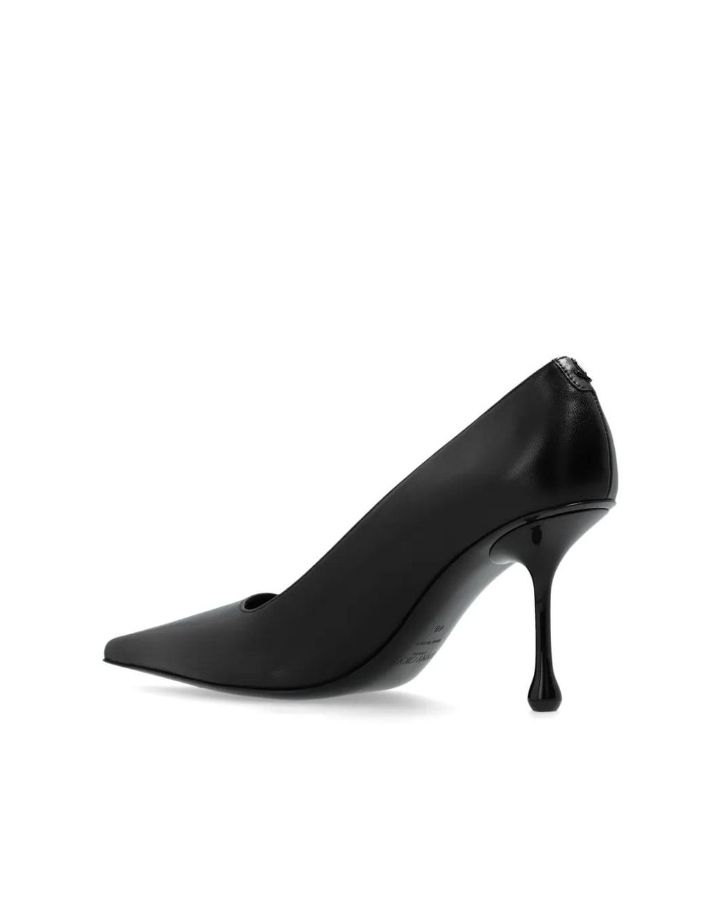 Jimmy Choo Black Ixia 80 Pointed-Toe Pumps