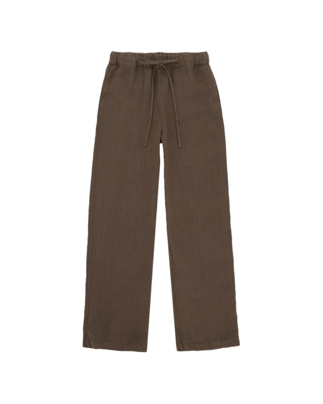 Fortela Brown Jaleh Drawstring Trousers