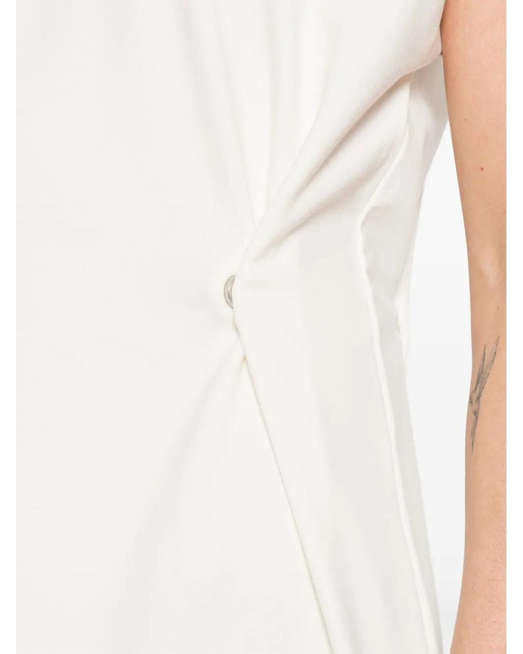Vestido Largo Ajustable Coperni de color White