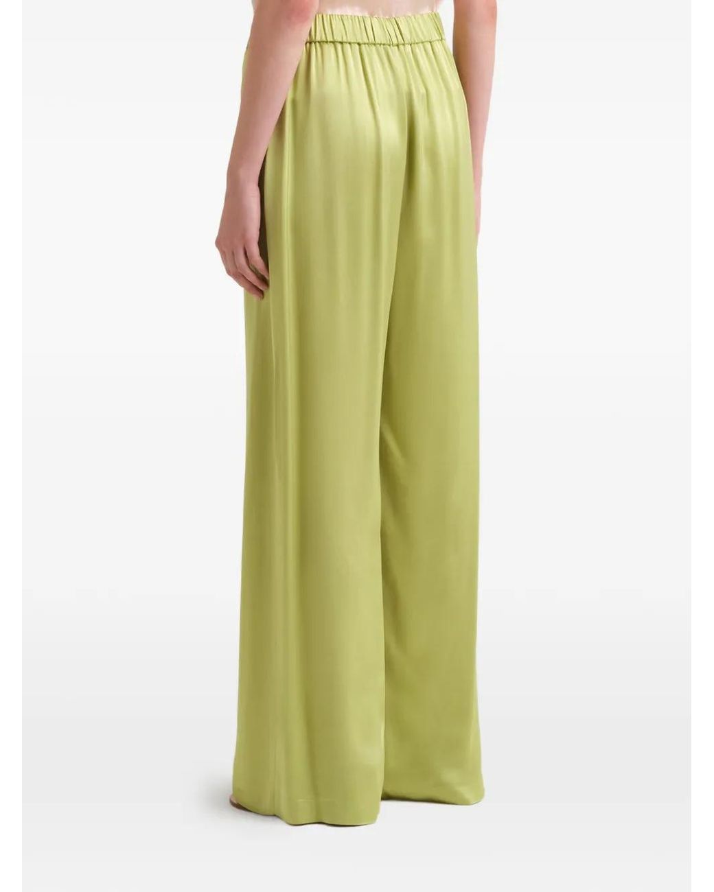 Maliparmi Green Pantalon Cady Brillant