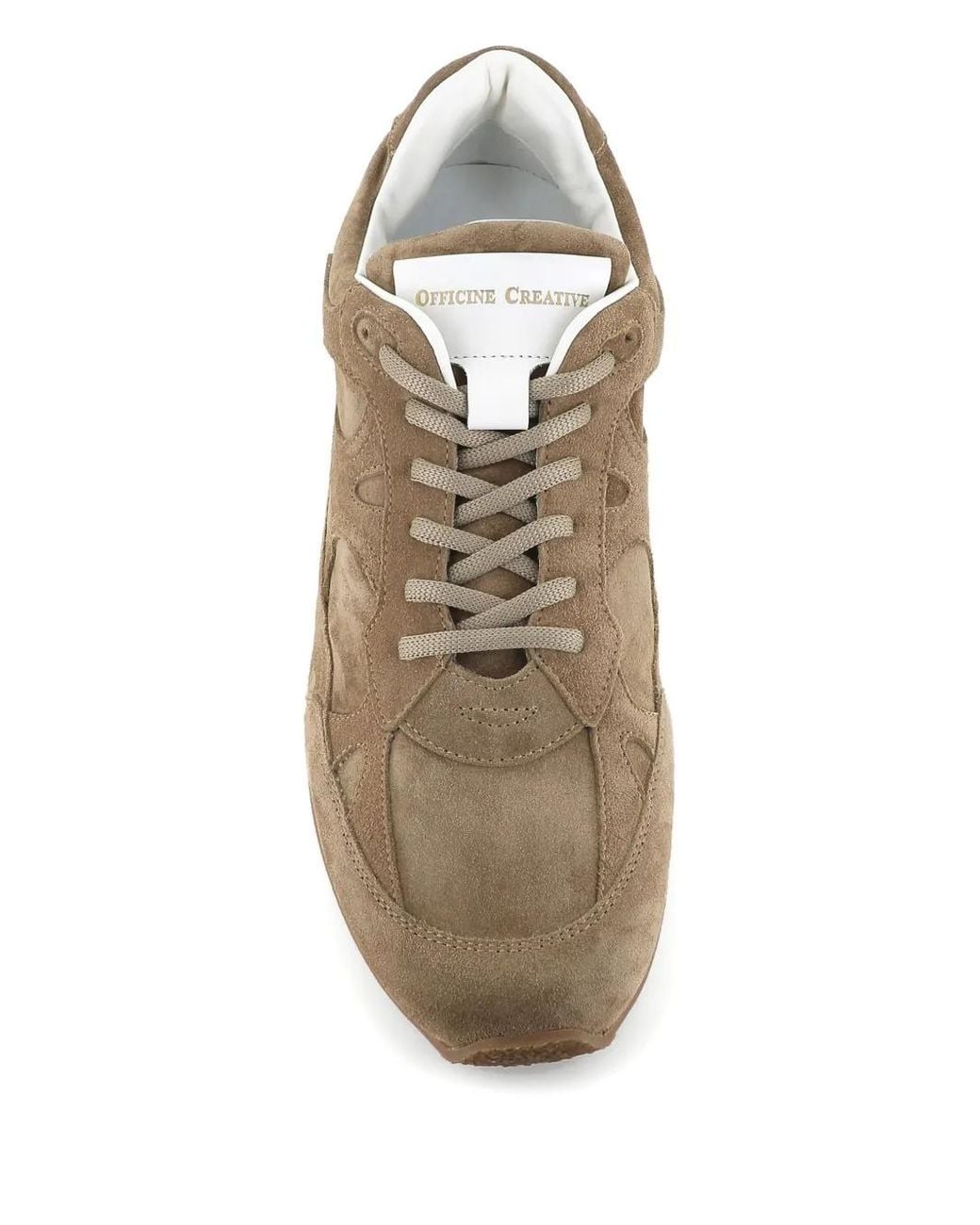 Officine Creative Brown Low-Top Panelled Sneakers for men
