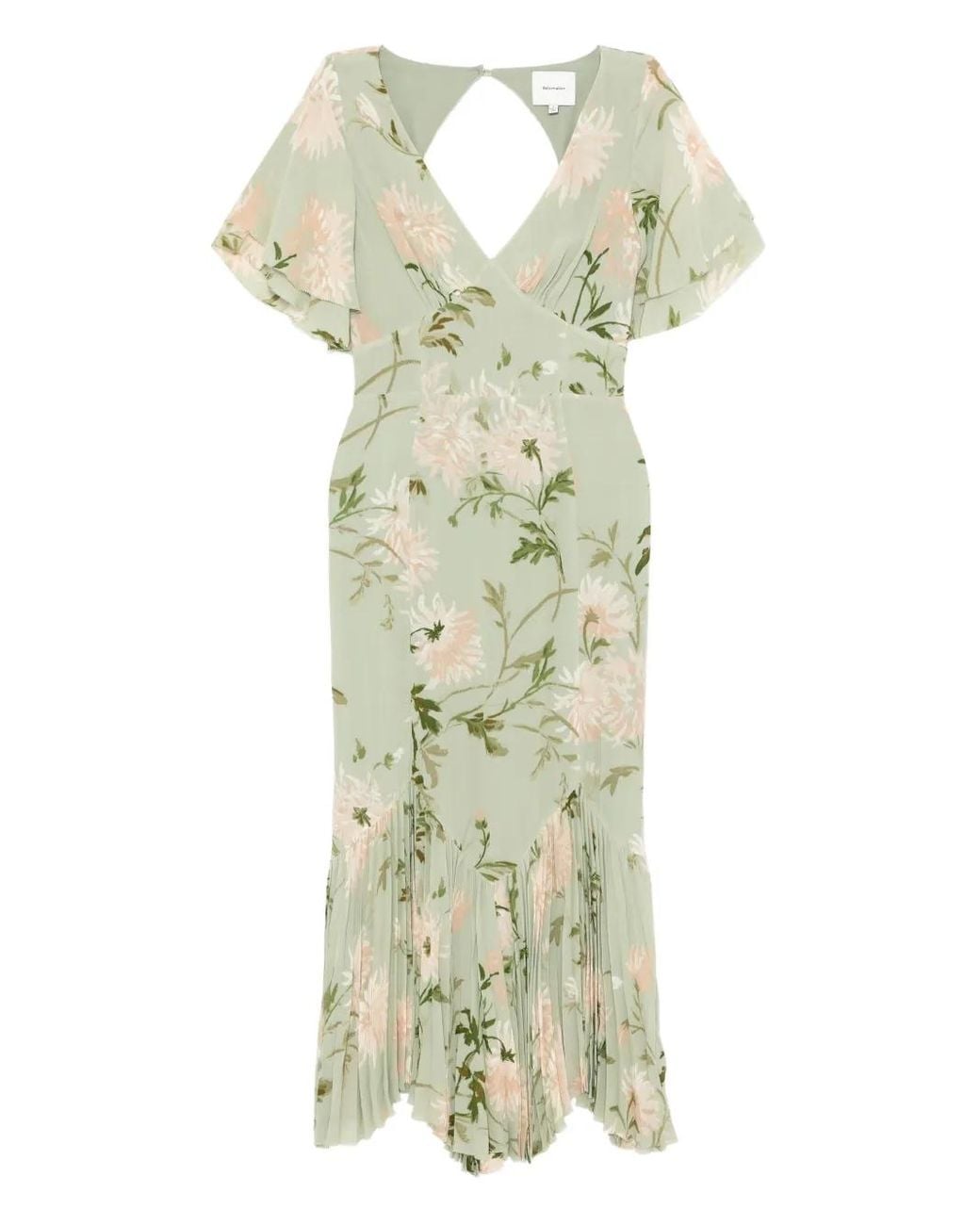 reformation sage green floral dress Reformation Green Flower Dress Reformation Sage Green Floral Dress
