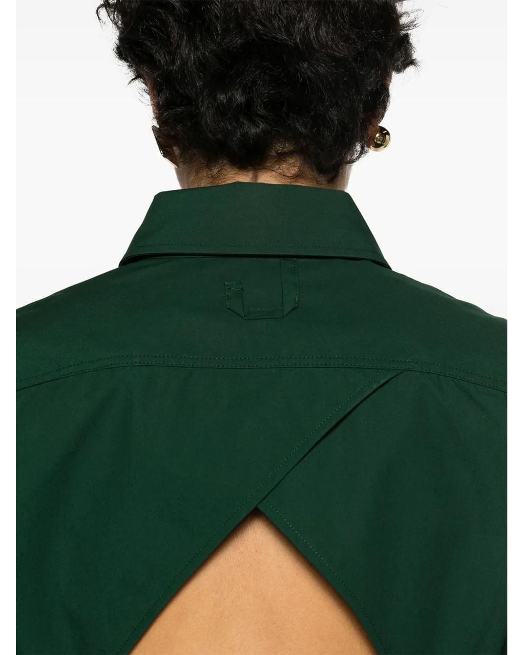 Jacquemus Green Open Back Shirt