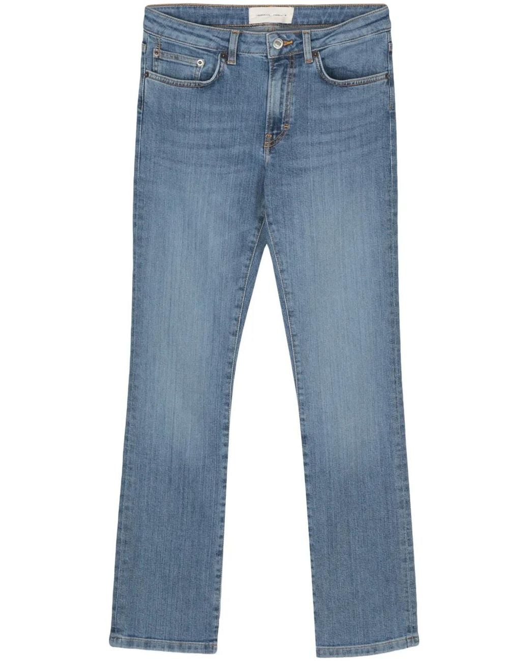 Jeanerica Blue Hydra Mid-Rise Slim-Fit Jeans
