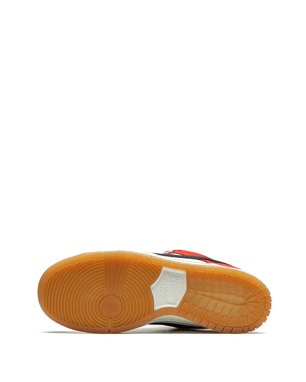Nike Red X Frame Skate Sb Dunk Low Pro Qs "Habibi" Sneakers