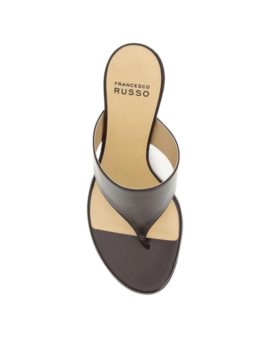 Francesco Russo Brown Stiletto-Heel Sandals