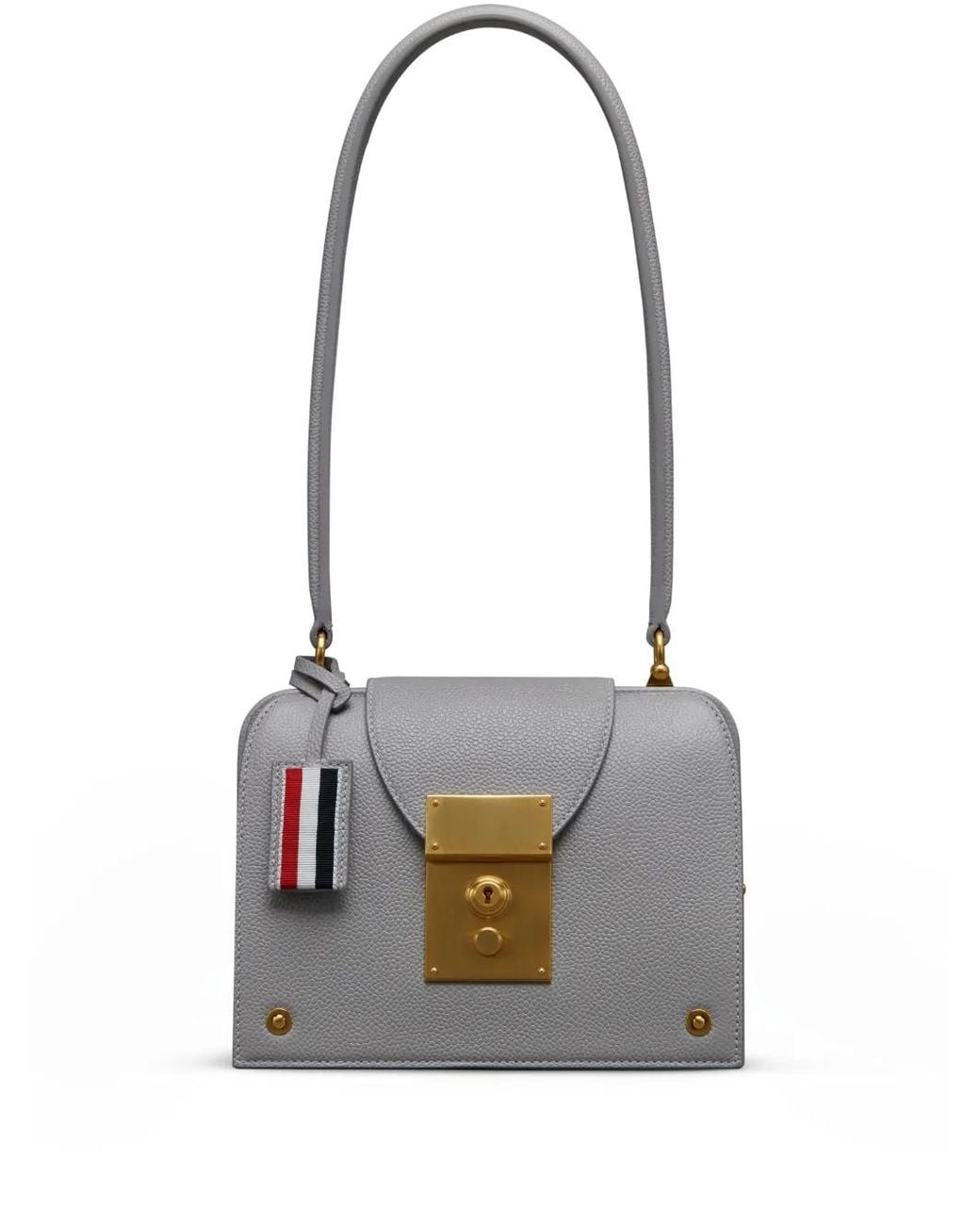 Thom Browne White Mrs. Thom Triangle Shoulder Bag