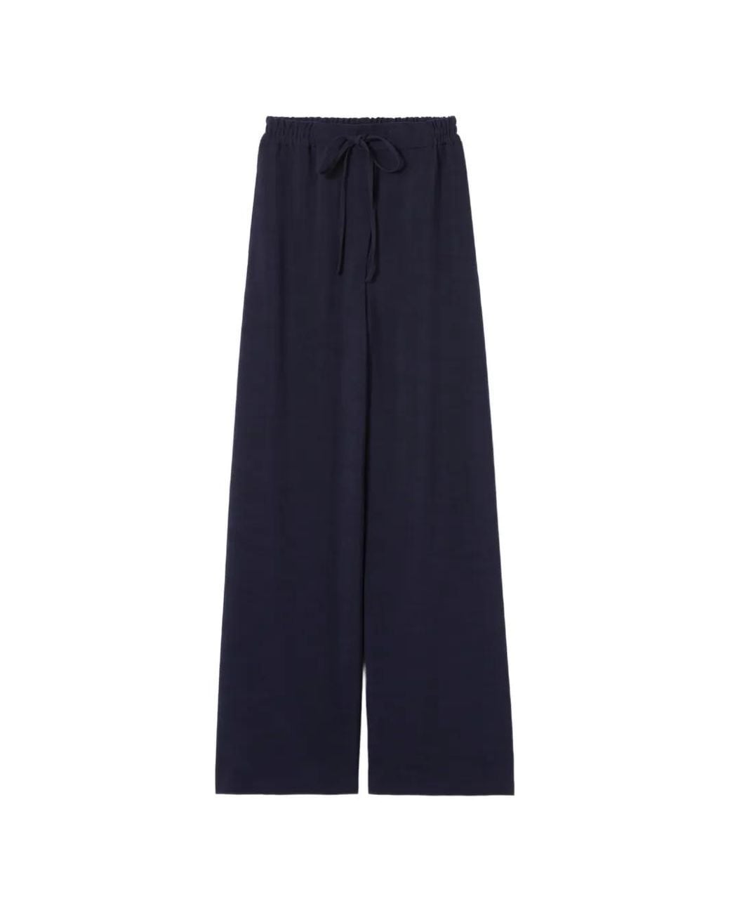 Claudie Pierlot Blue String Wide-Leg Trousers