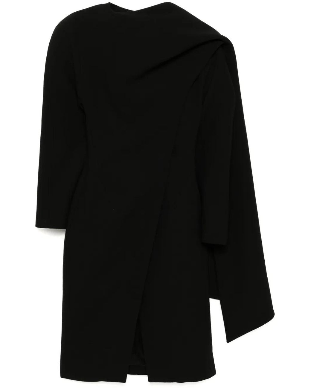 Mugler Jas Met Sjaal in het Black
