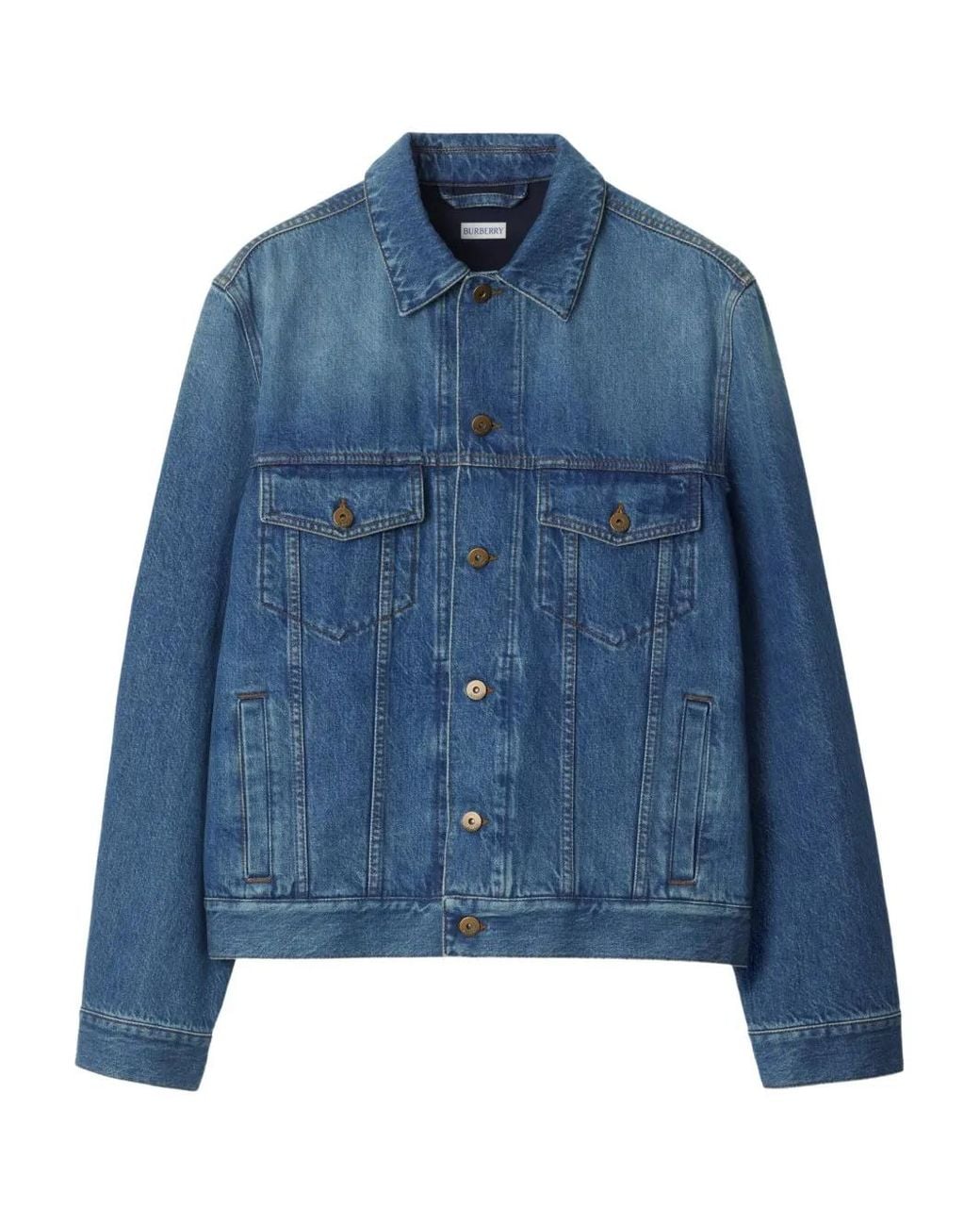 Burberry Blue Denim Jacket for men