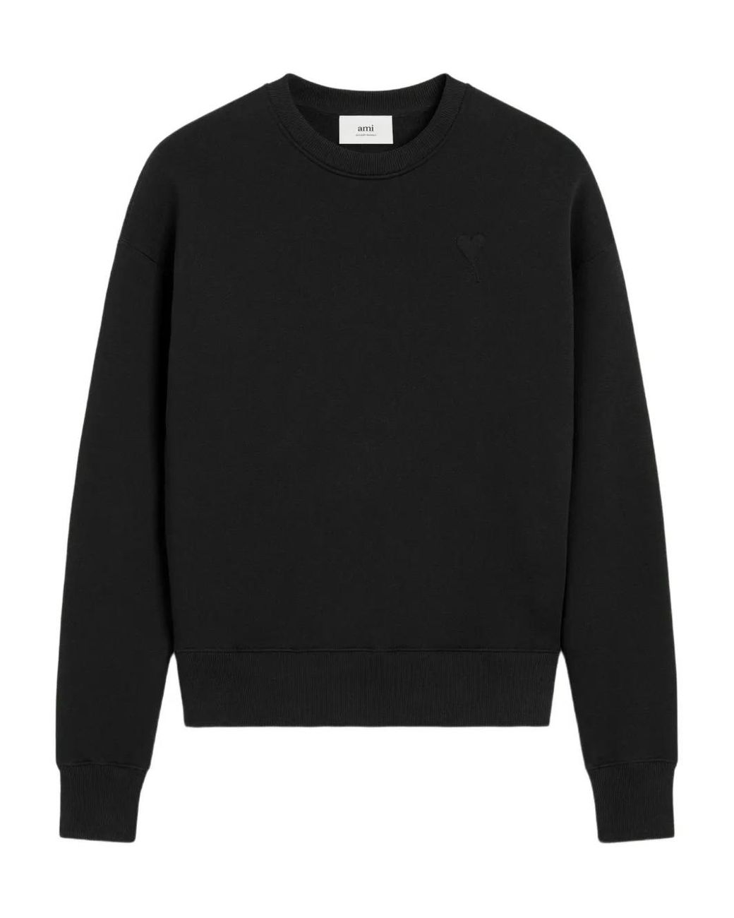 AMI Black Ami De Coeur Sweatshirt