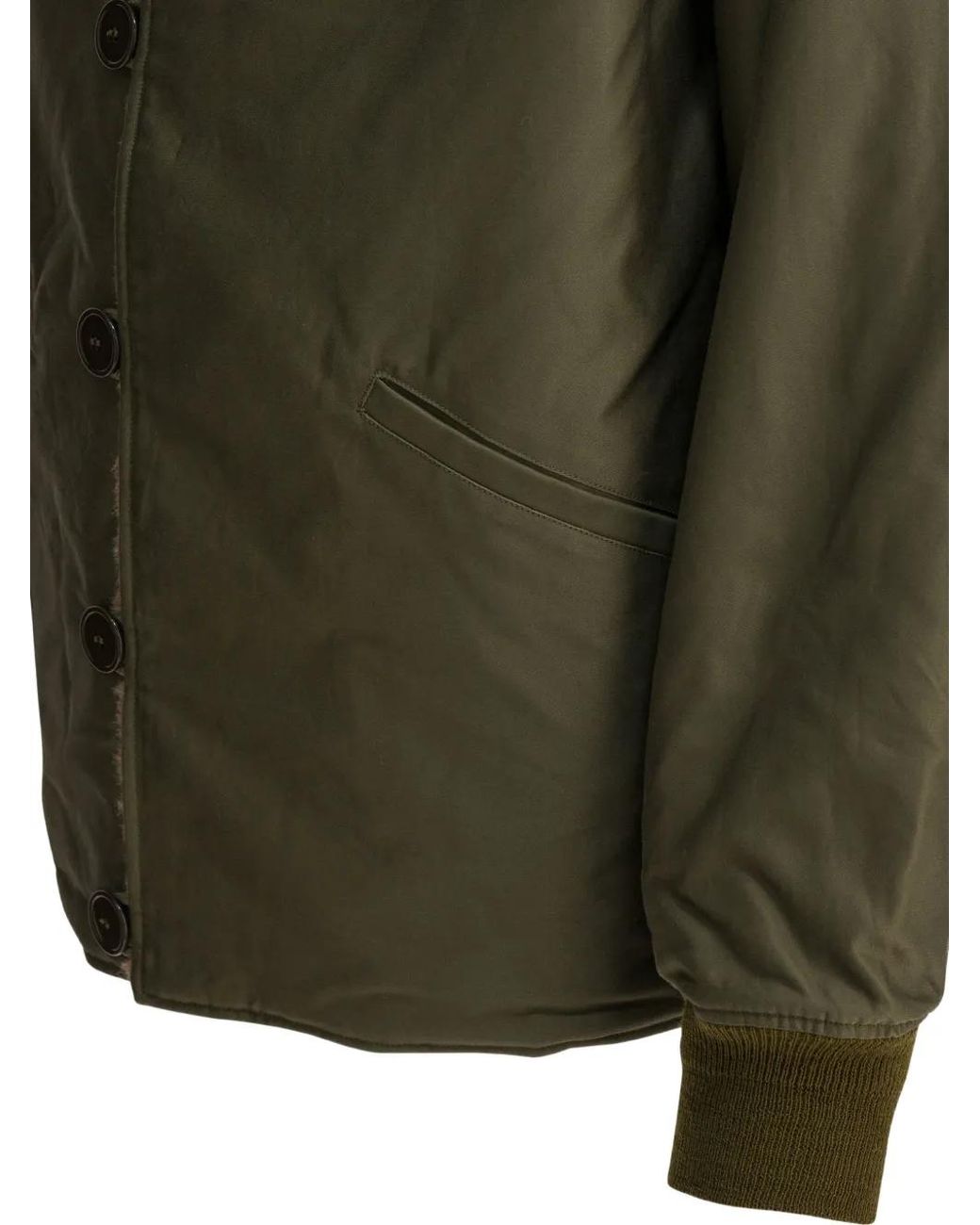 Buzz Rickson's Green M-1943 Liner Button Jacket for men
